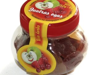 Dabīgo sulu un ogu  marmelādes konfektes ''Jautrās ogas'' 0,15kg