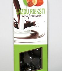 Hazelinuts in milk chocolate 0,1kg