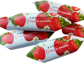 Candy "Gotiņa with strawberries" 0.5kg