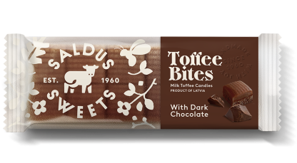 Toffee with dark chocolate 0,100kg