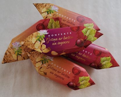 Candy "Gotiņa with beets and ginger" 0.5kg
